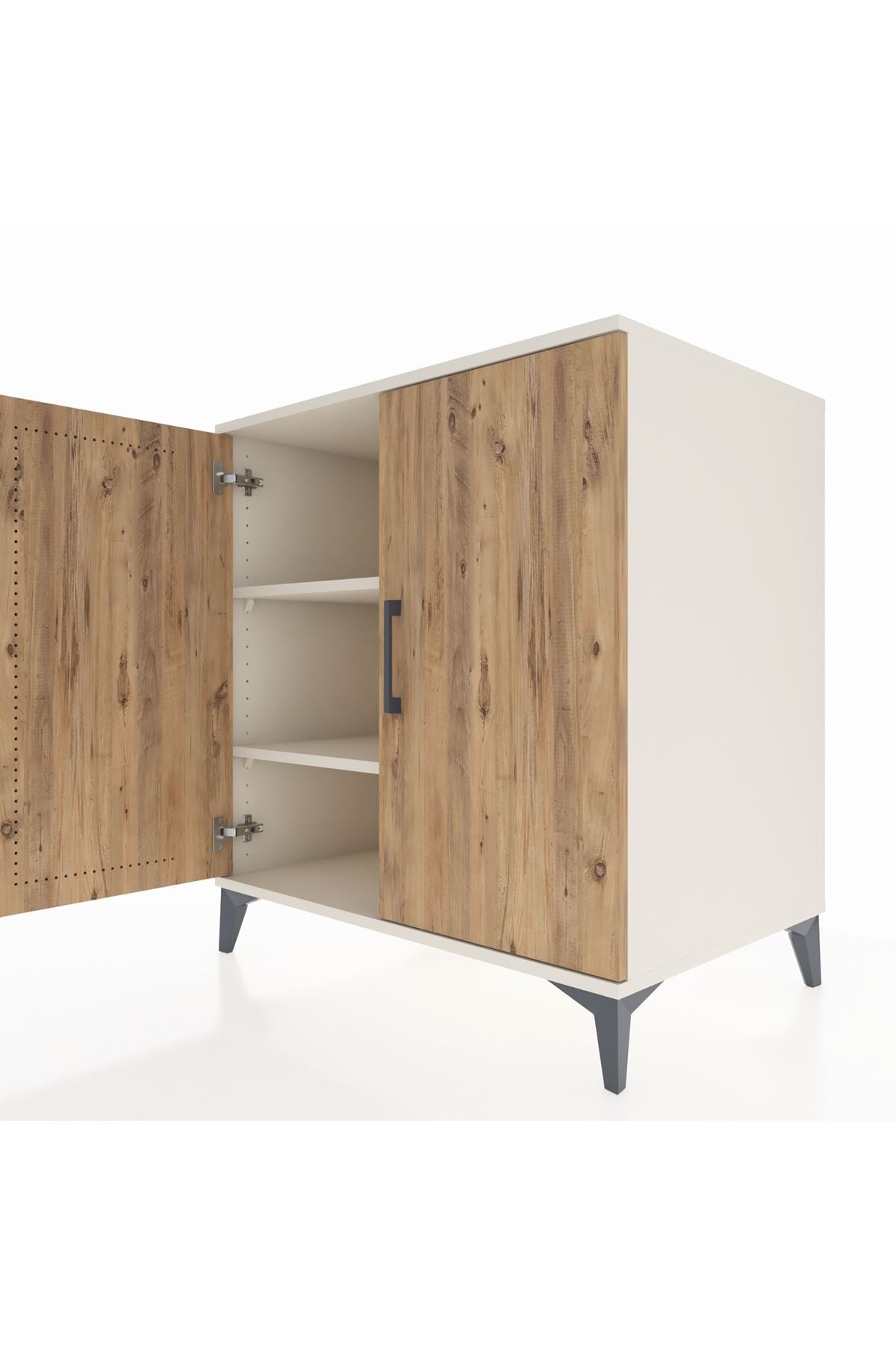 Kronos Şifonyer 2 Raflı 2 Kapaklı 88x59x96 Aytaşı-Çam