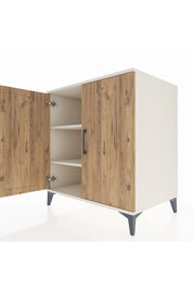 Kronos Şifonyer 2 Raflı 2 Kapaklı 88x59x96 Aytaşı-Çam