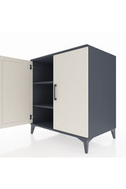 Kronos Şifonyer 2 Raflı 2 Kapaklı 88x59x96 Antrasit-Aytaşı