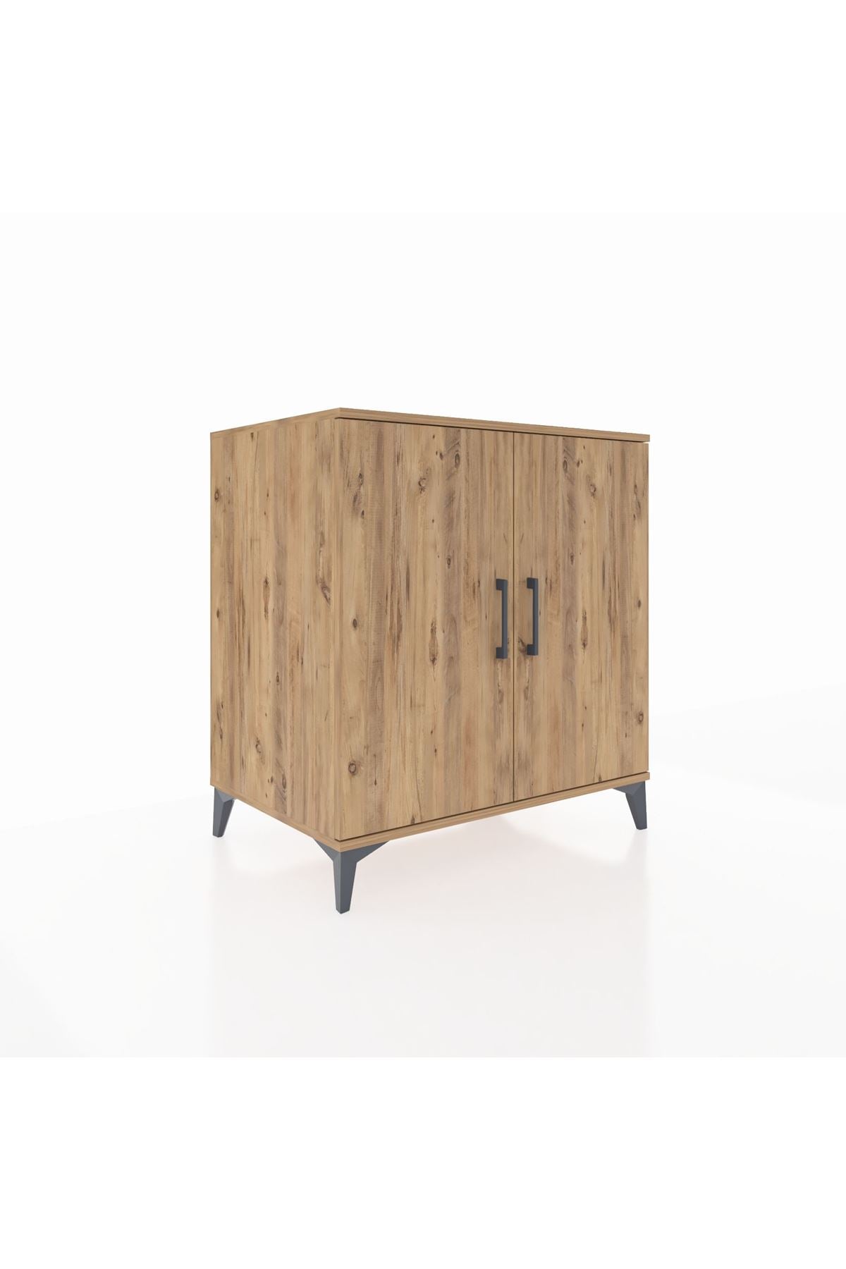 Kronos Şifonyer 2 Raflı 2 Kapaklı 88x59x96 Çam-Çam