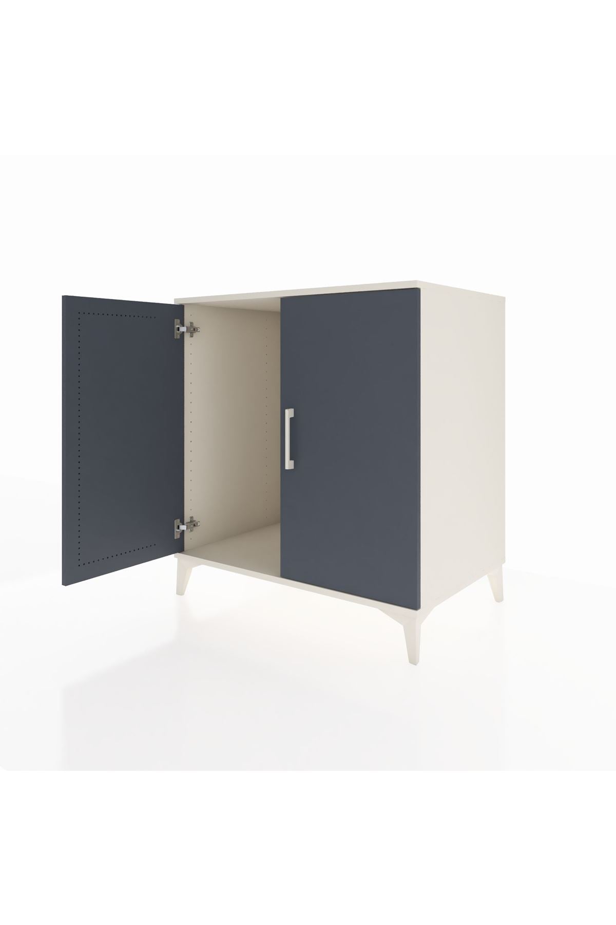 Kronos Şifonyer 2 Kapaklı 88x59x96 Aytaşı-Antrasit