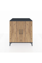 Kronos Şifonyer 2 Kapaklı 88x59x96 Antrasit-Çam