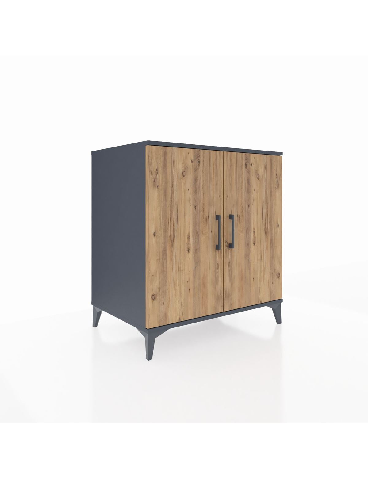 Kronos Şifonyer 2 Kapaklı 88x59x96 Antrasit-Çam