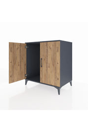 Kronos Şifonyer 2 Kapaklı 88x59x96 Antrasit-Çam