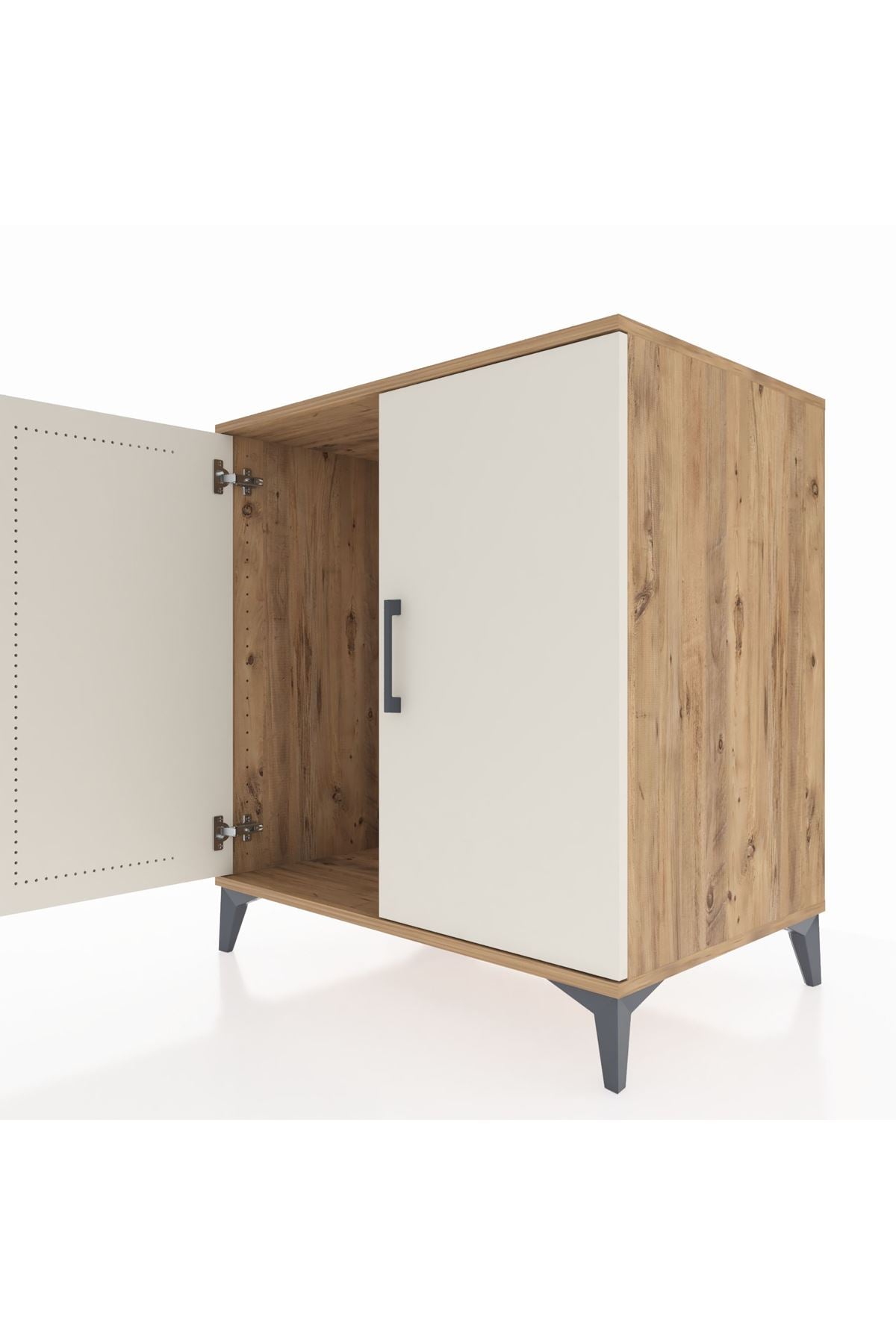 Kronos Şifonyer 2 Kapaklı 88x59x96 Çam-Aytaşı