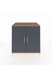 Kronos Şifonyer 2 Kapaklı 88x59x96 Çam-Antrasit