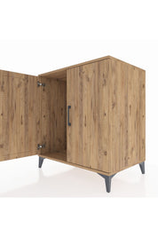 Kronos Şifonyer 2 Kapaklı 88x59x96 Çam-Çam