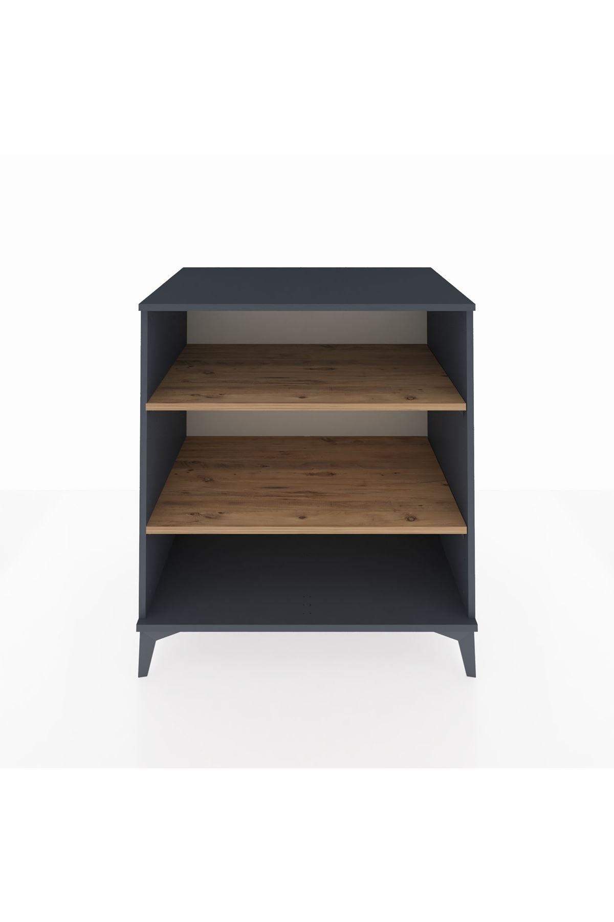 Kronos Şifonyer 2 Raflı 88x59x96 Antrasit-Çam