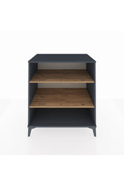 Kronos Şifonyer 2 Raflı 88x59x96 Antrasit-Çam