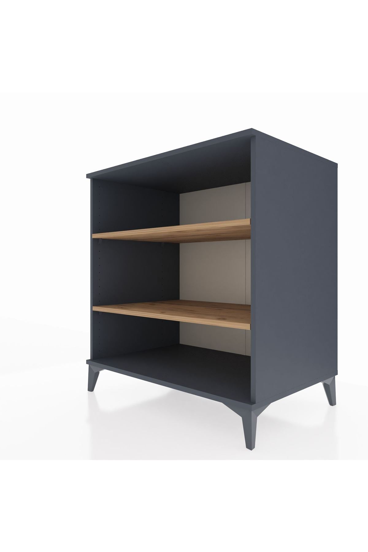 Kronos Şifonyer 2 Raflı 88x59x96 Antrasit-Çam