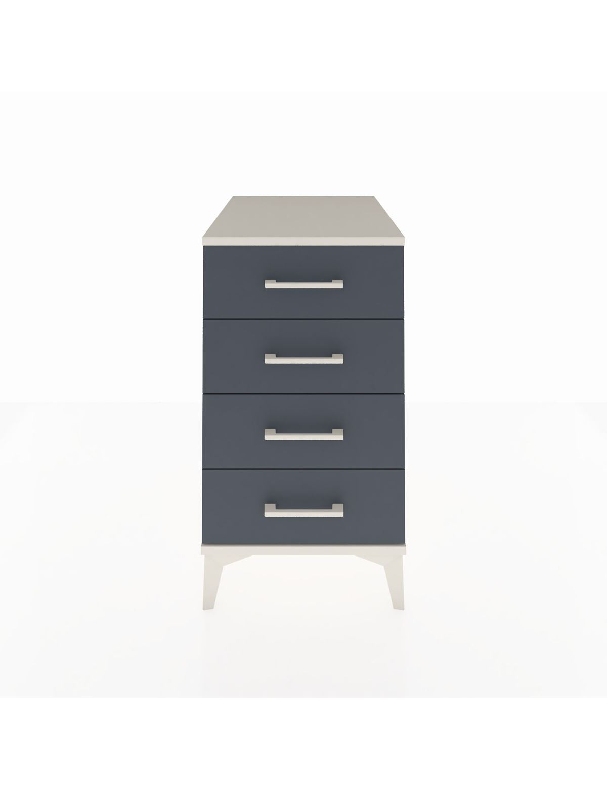 Kronos Komodin 4 Çekmeceli 44x59x80 Aytaşı-Antrasit