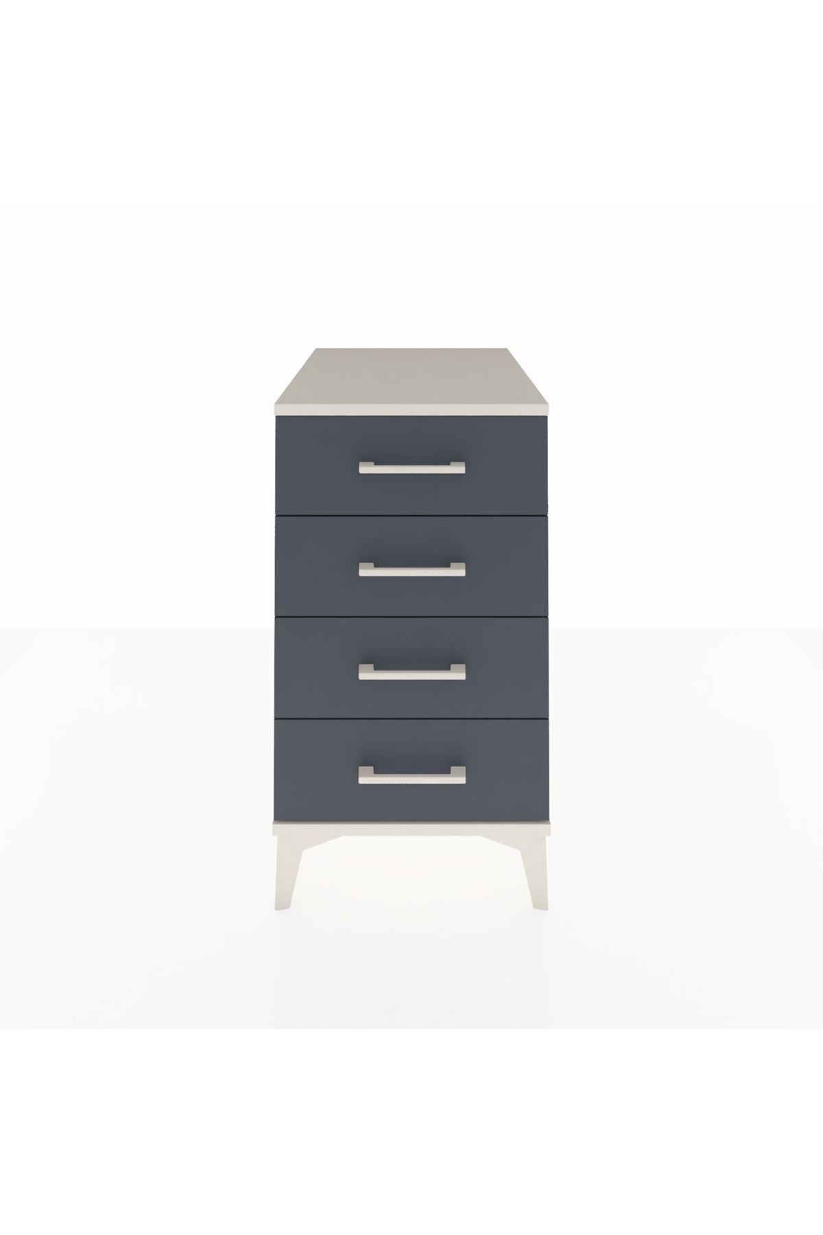 Kronos Komodin 4 Çekmeceli 44x59x80 Aytaşı-Antrasit