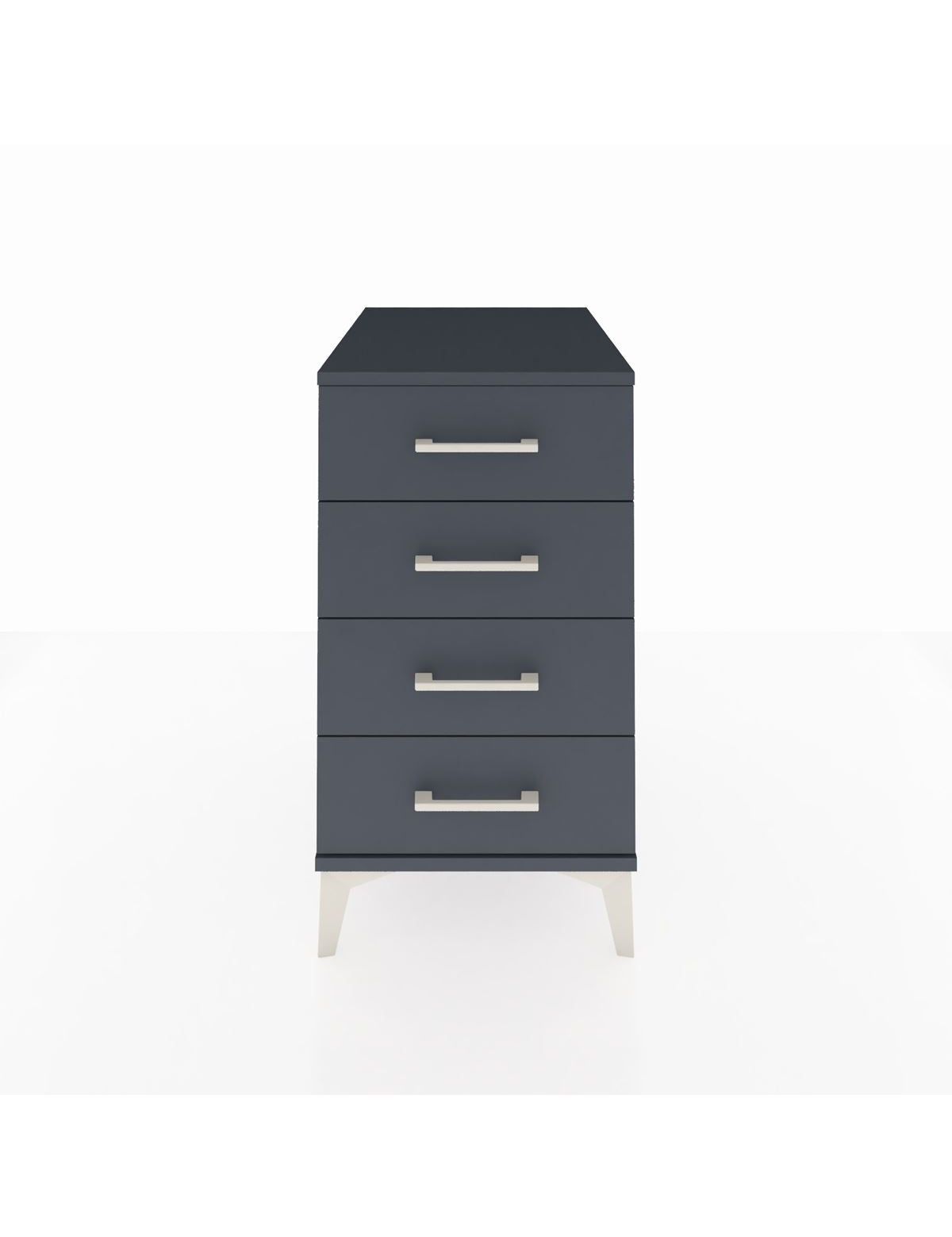 Kronos Komodin 4 Çekmeceli 44x59x80 Antrasit-Antrasit