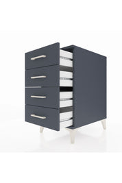 Kronos Komodin 4 Çekmeceli 44x59x80 Antrasit-Antrasit