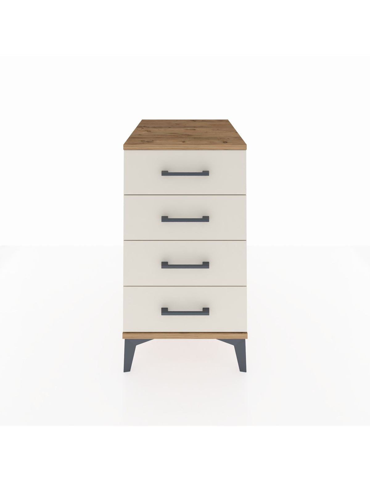 Kronos Komodin 4 Çekmeceli 44x59x80 Çam-Aytaşı