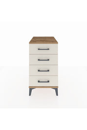 Kronos Komodin 4 Çekmeceli 44x59x80 Çam-Aytaşı