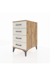 Kronos Komodin 4 Çekmeceli 44x59x80 Çam-Aytaşı