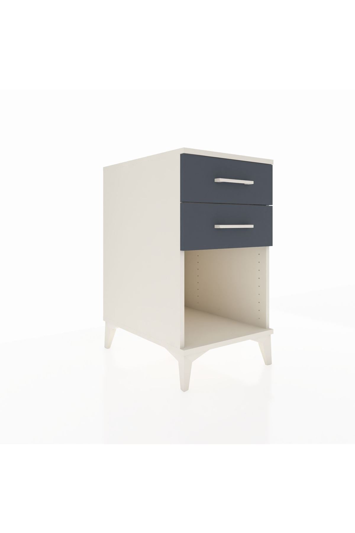 Kronos Komodin 2 Çekmeceli 44x59x80 Aytaşı-Antrasit