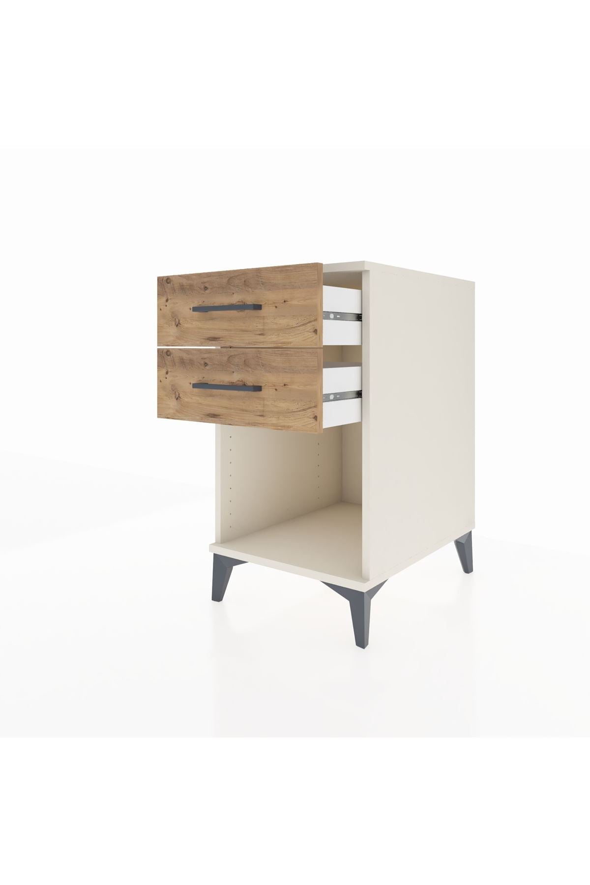 Kronos Komodin 2 Çekmeceli 44x59x80 Aytaşı-Çam