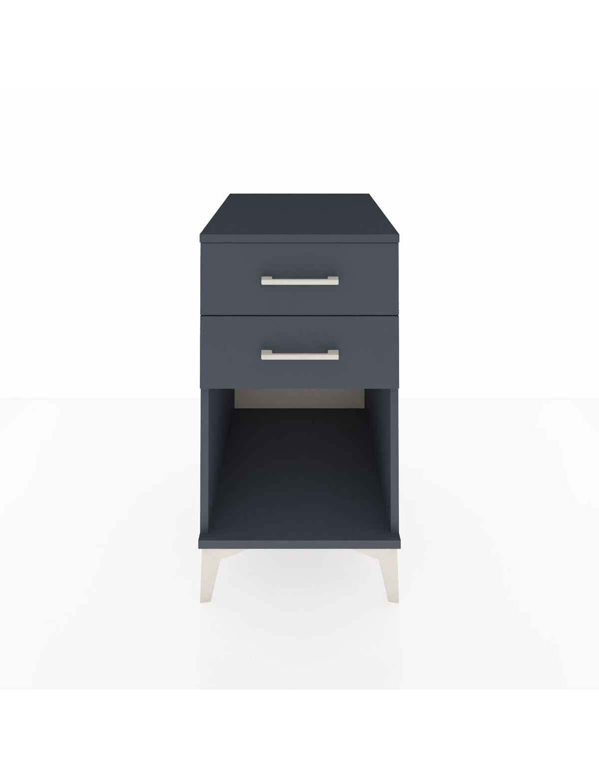 Kronos Komodin 2 Çekmeceli 44x59x80 Antrasit-Antrasit