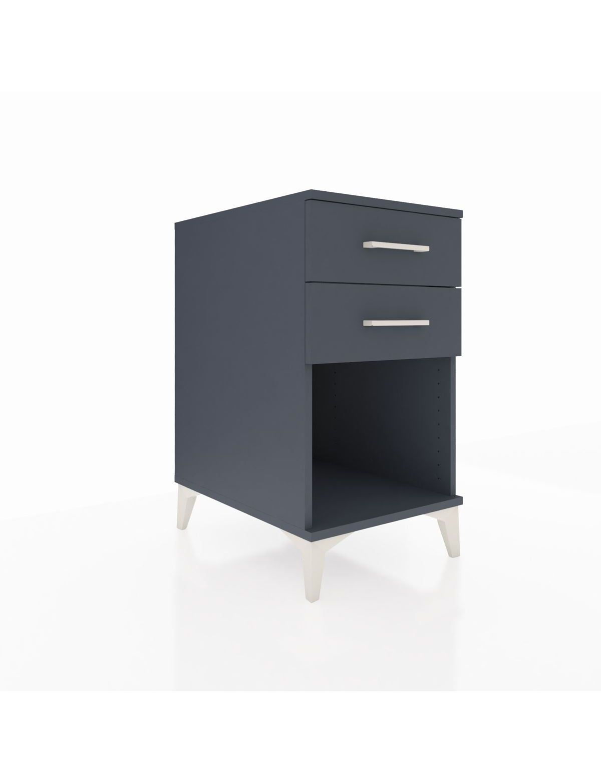 Kronos Komodin 2 Çekmeceli 44x59x80 Antrasit-Antrasit