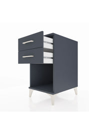 Kronos Komodin 2 Çekmeceli 44x59x80 Antrasit-Antrasit
