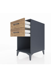 Kronos Komodin 2 Çekmeceli 44x59x80 Antrasit-Çam