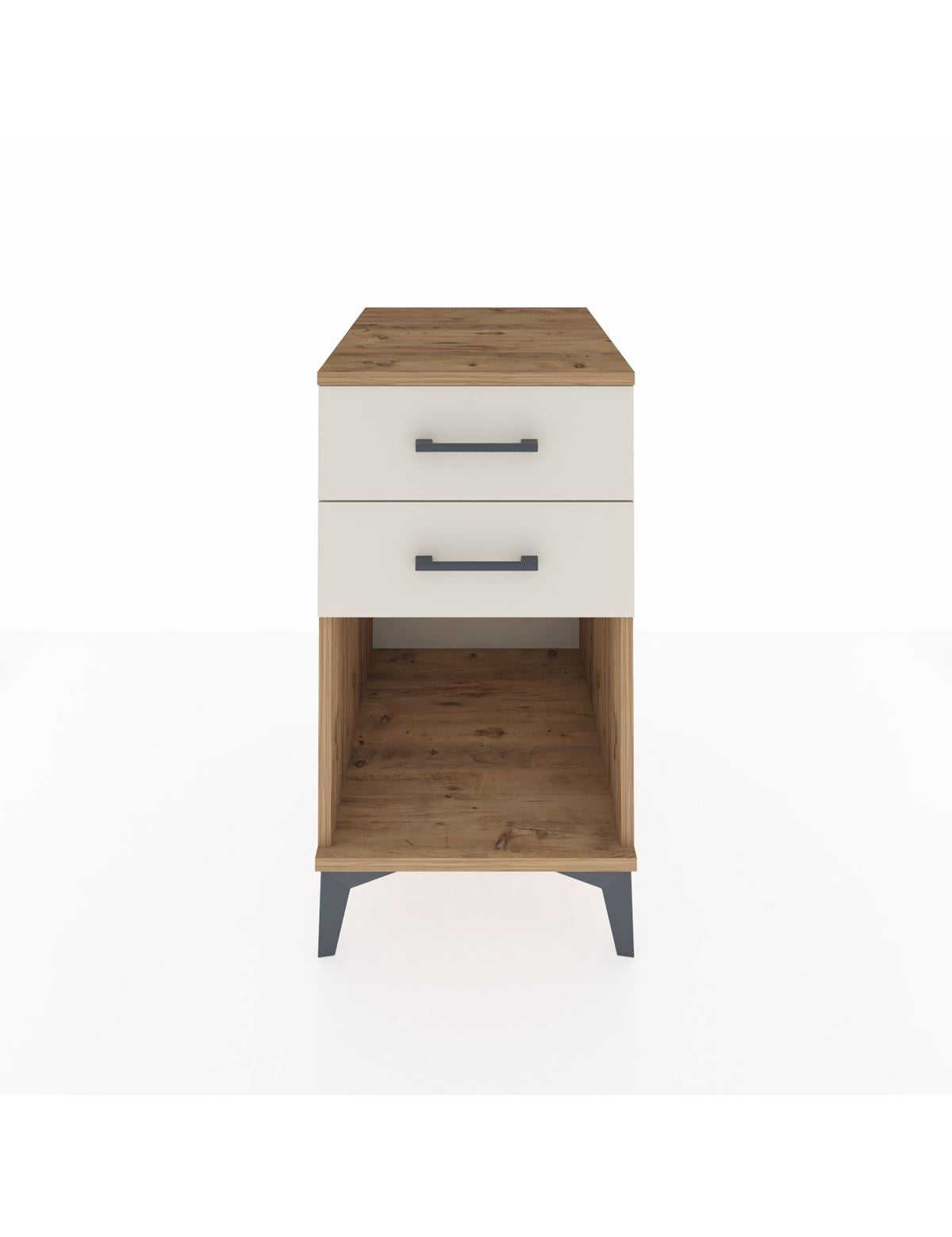 Kronos Komodin 2 Çekmeceli 44x59x80 Çam-Aytaşı