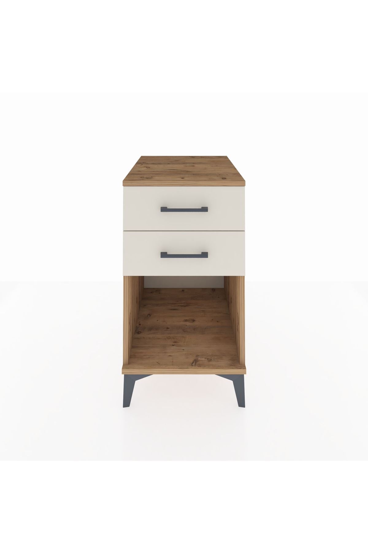 Kronos Komodin 2 Çekmeceli 44x59x80 Çam-Aytaşı