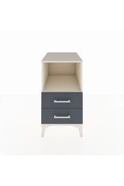 Kronos Komodin Tek Raflı 2 Çekmeceli 44x59x80 Aytaşı-Antrasit