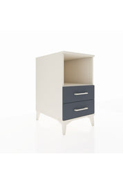 Kronos Komodin Tek Raflı 2 Çekmeceli 44x59x80 Aytaşı-Antrasit