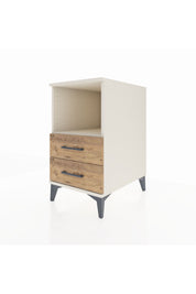 Kronos Komodin Tek Raflı 2 Çekmeceli 44x59x80 Aytaşı-Çam