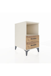 Kronos Komodin Tek Raflı 2 Çekmeceli 44x59x80 Aytaşı-Çam