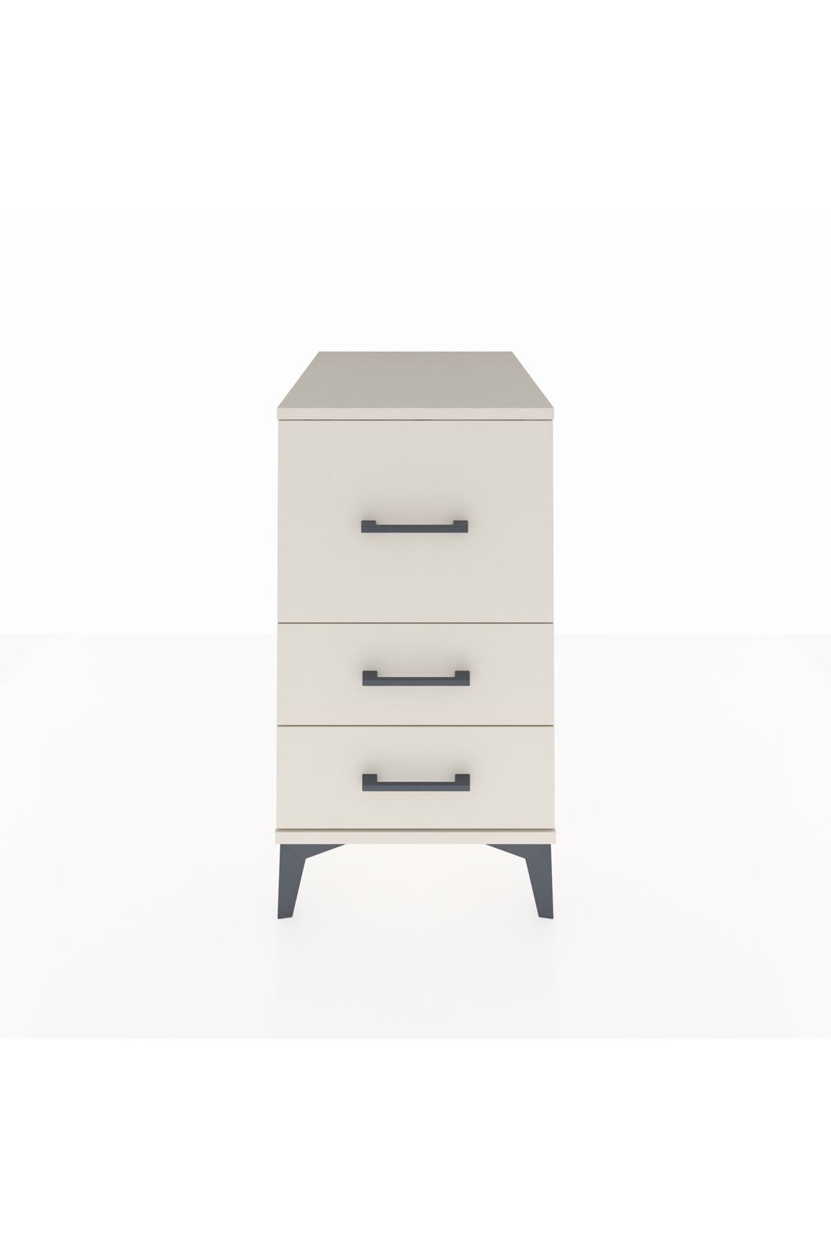 Kronos Komodin 3 Çekmeceli 44x59x80 Aytaşı-Aytaşı