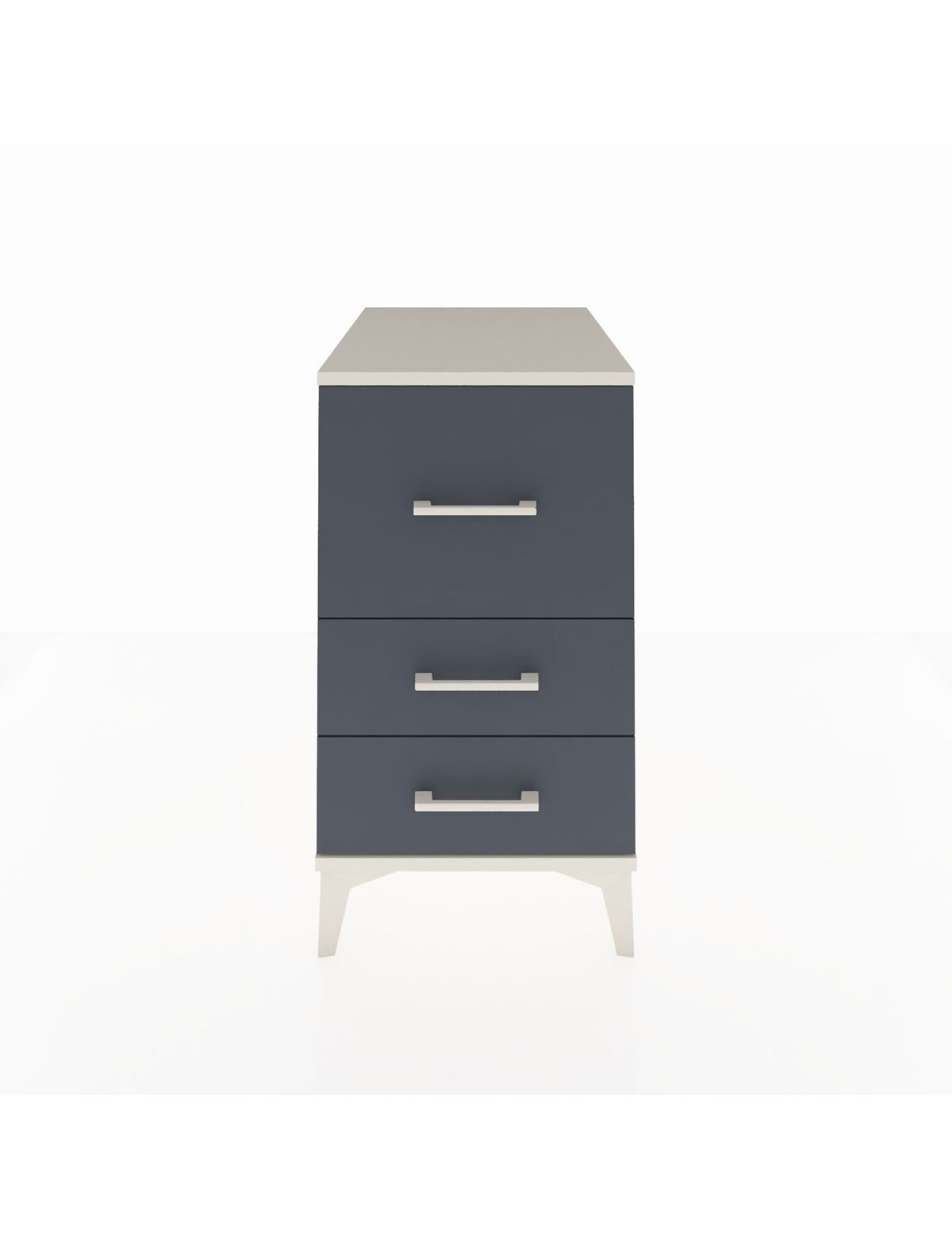 Kronos Komodin 3 Çekmeceli 44x59x80 Aytaşı-Antrasit