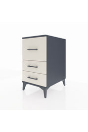 Kronos Komodin 3 Çekmeceli 44x59x80 Antrasit-Aytaşı