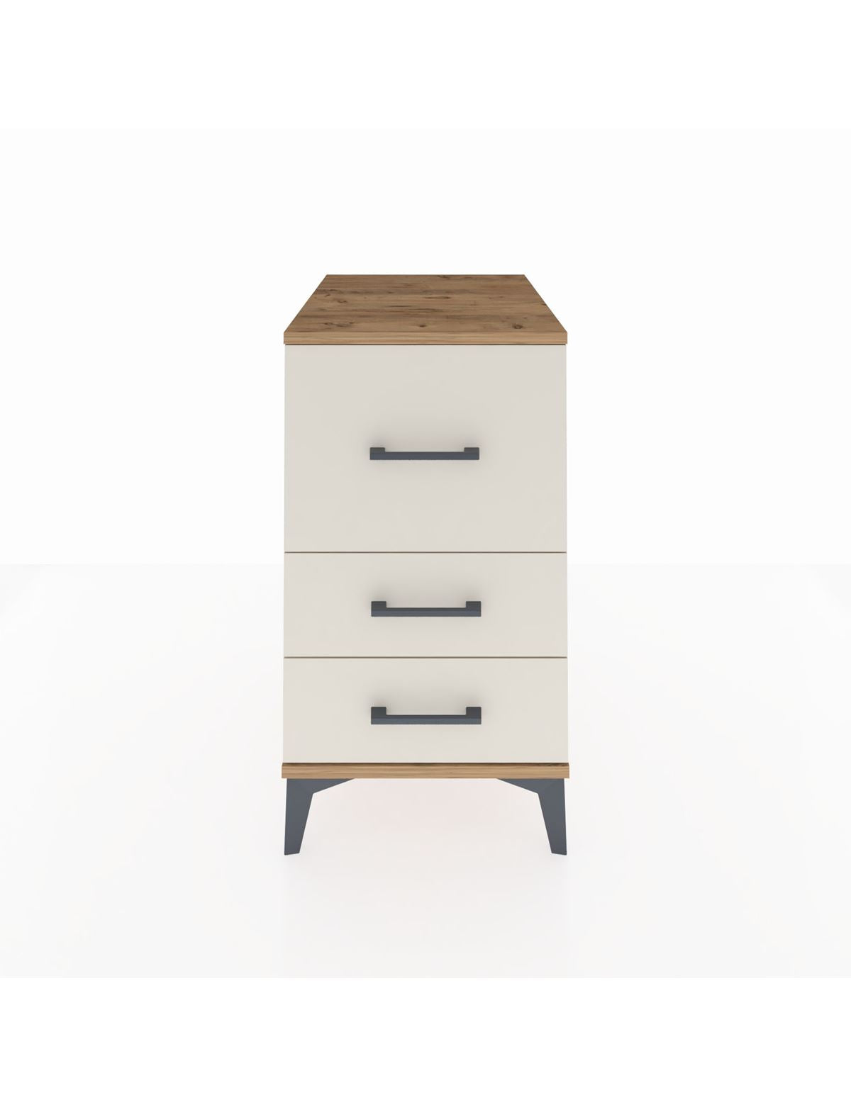 Kronos Komodin 3 Çekmeceli 44x59x80 Çam-Aytaşı