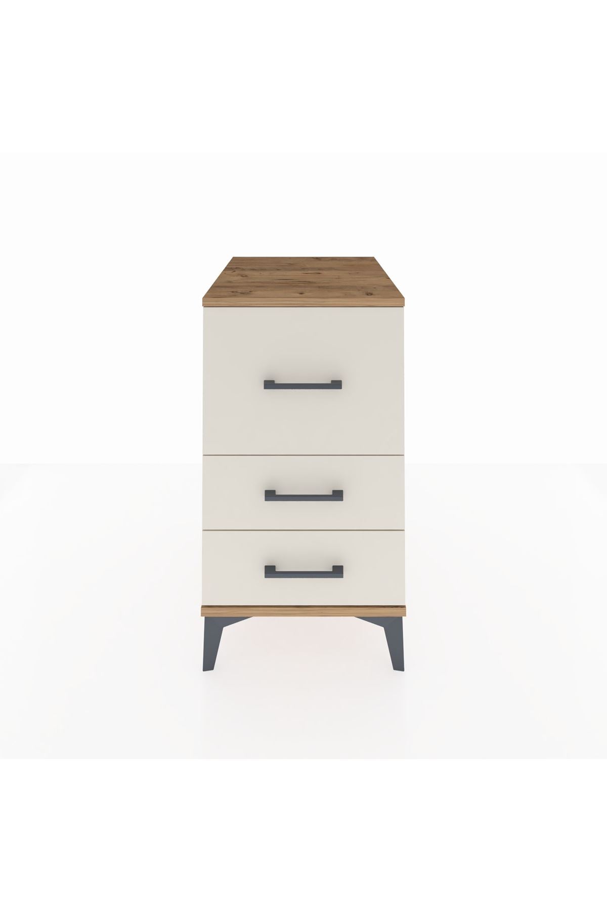 Kronos Komodin 3 Çekmeceli 44x59x80 Çam-Aytaşı