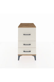 Kronos Komodin 3 Çekmeceli 44x59x80 Çam-Aytaşı