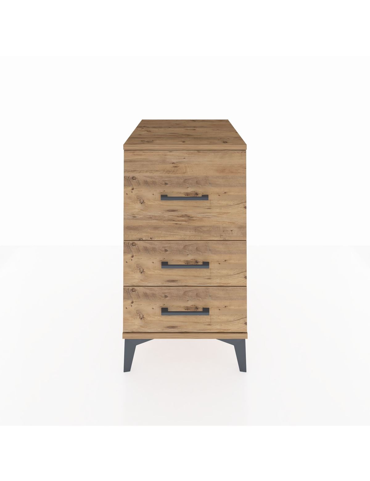 Kronos Komodin 3 Çekmeceli 44x59x80 Çam-Çam