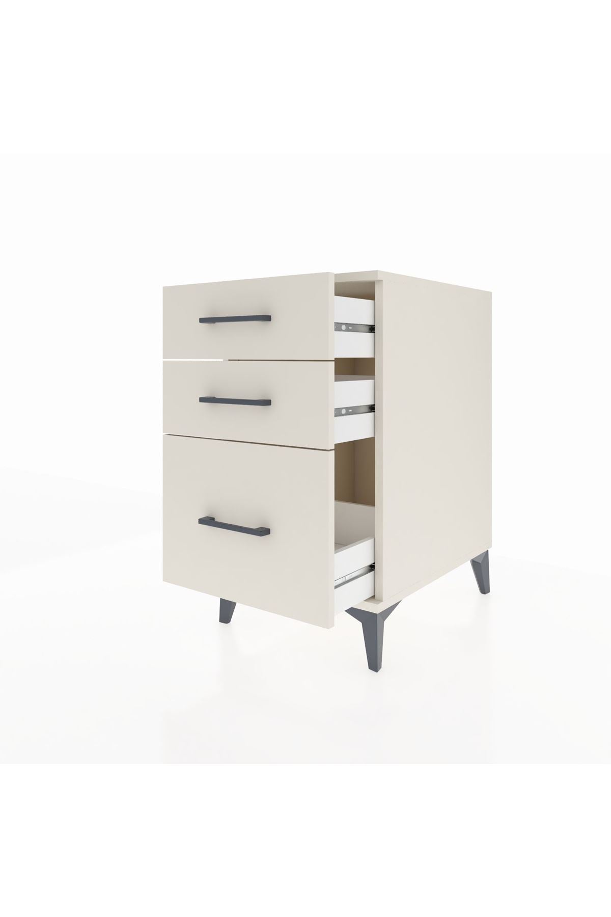 Kronos Komodin 3 Çekmeceli 44x59x80 Aytaşı-Aytaşı