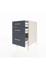 Kronos Komodin 3 Çekmeceli 44x59x80 Aytaşı-Antrasit