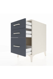 Kronos Komodin 3 Çekmeceli 44x59x80 Aytaşı-Antrasit