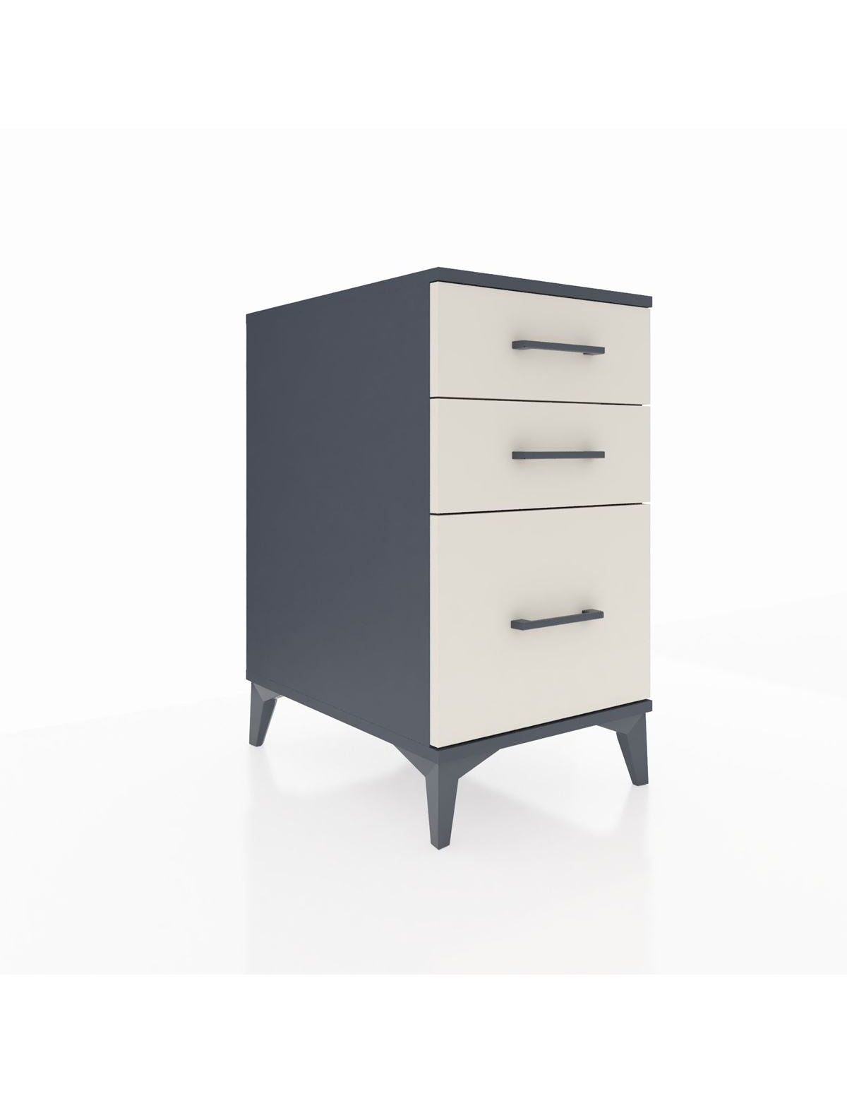 Kronos Komodin 3 Çekmeceli 44x59x80 Antrasit-Aytaşı