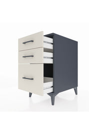 Kronos Komodin 3 Çekmeceli 44x59x80 Antrasit-Aytaşı