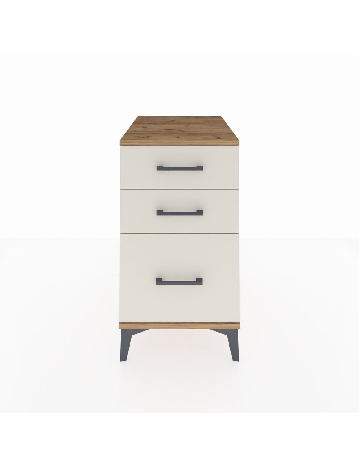 Kronos Komodin 3 Çekmeceli 44x59x80 Çam-Aytaşı