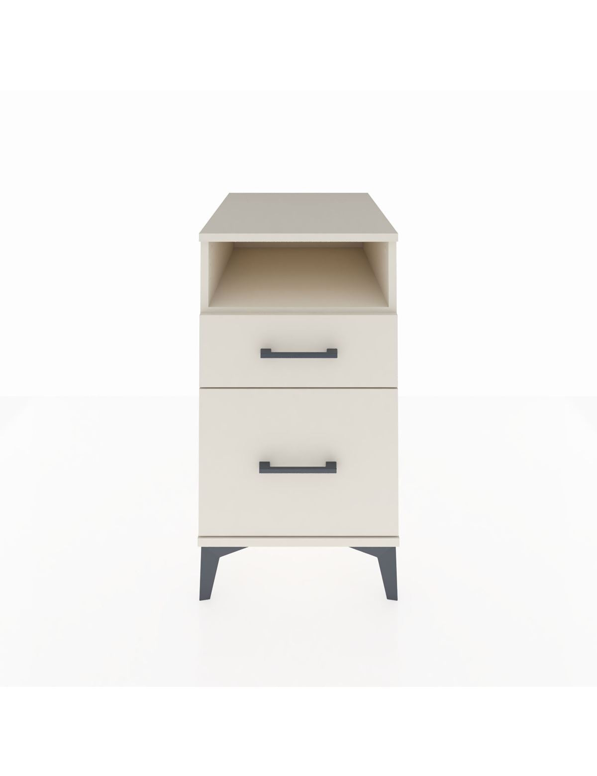 Kronos Komodin Tek Raflı 2 Çekmeceli 44x59x80 Aytaşı-Aytaşı