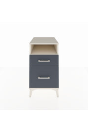 Kronos Komodin Tek Raflı 2 Çekmeceli 44x59x80 Aytaşı-Antrasit