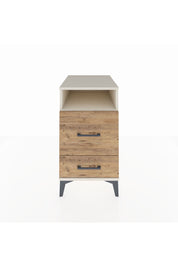 Kronos Komodin Tek Raflı 2 Çekmeceli 44x59x80 Aytaşı-Çam