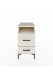 Kronos Komodin Tek Raflı 2 Çekmeceli 44x59x80 Aytaşı-Aytaşı